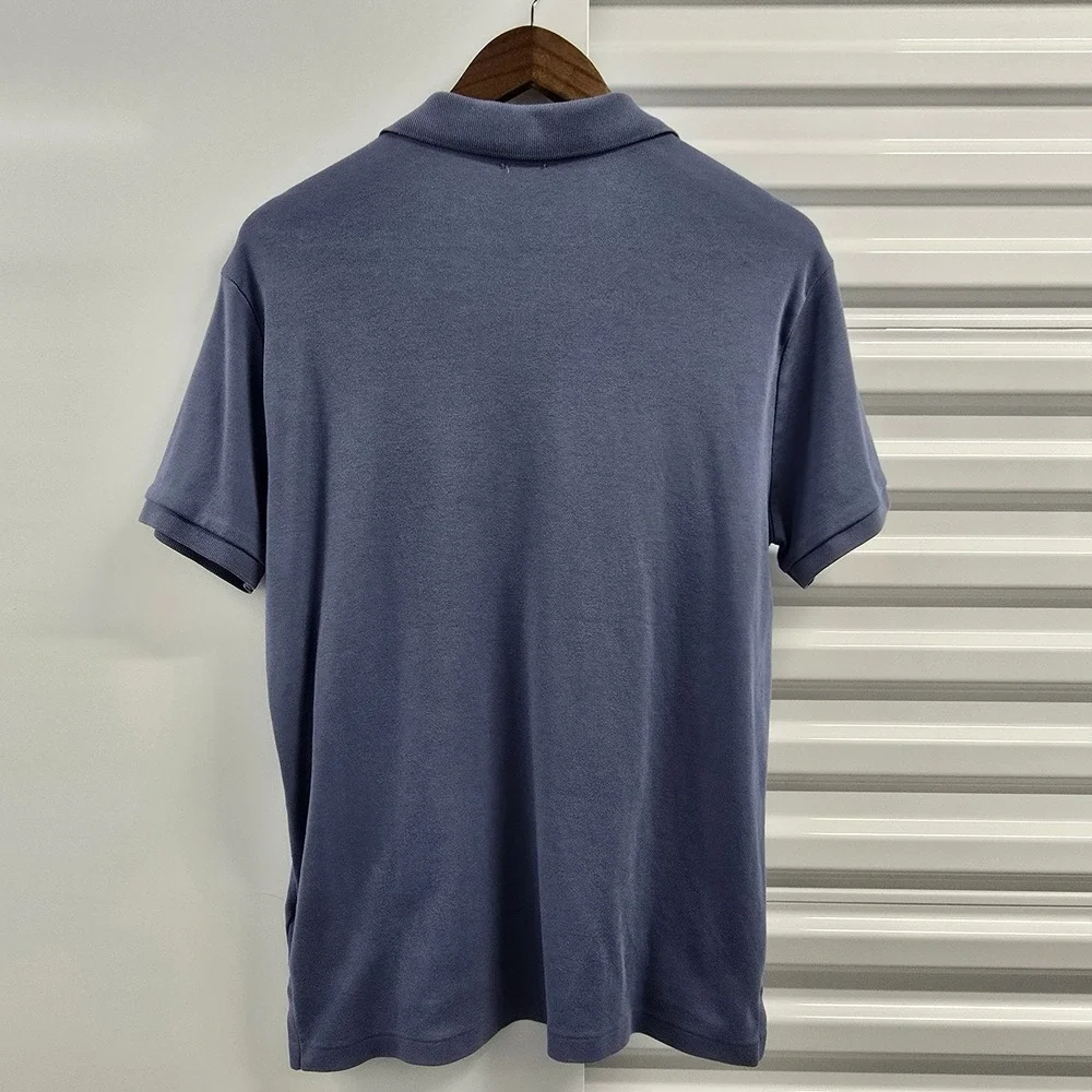 Polo Ralph Lauren Custom Slim Fit Polo Shirt Blue Men's Medium Cotton